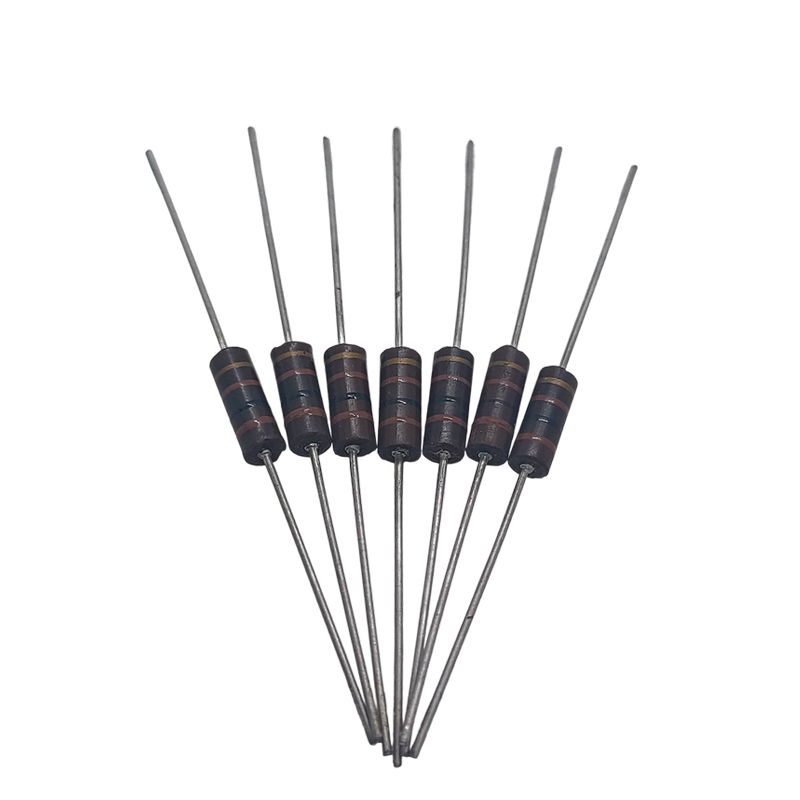 RS11 Organic Solid-core Resistor 0.5W 100R 5% 10% Carbon Composition Resistor for Security Facilities Smart Meters Water Meters