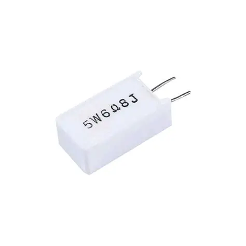 热熔断电阻 带温度保险丝的水泥电阻 陶瓷电阻器5W10RJ 过热保护